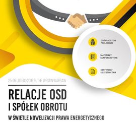 Relacje OSD i spółek obrotu w świetle nowelizacji Prawa energetycznego