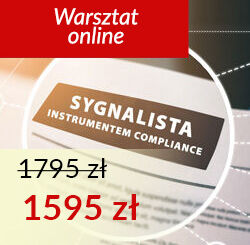 Sygnalista INSTRUMENTEM compliance – warsztat praktyczny